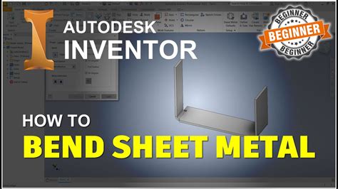 how to bend sheet metal in inventor|sheet metal inventor tutorial.